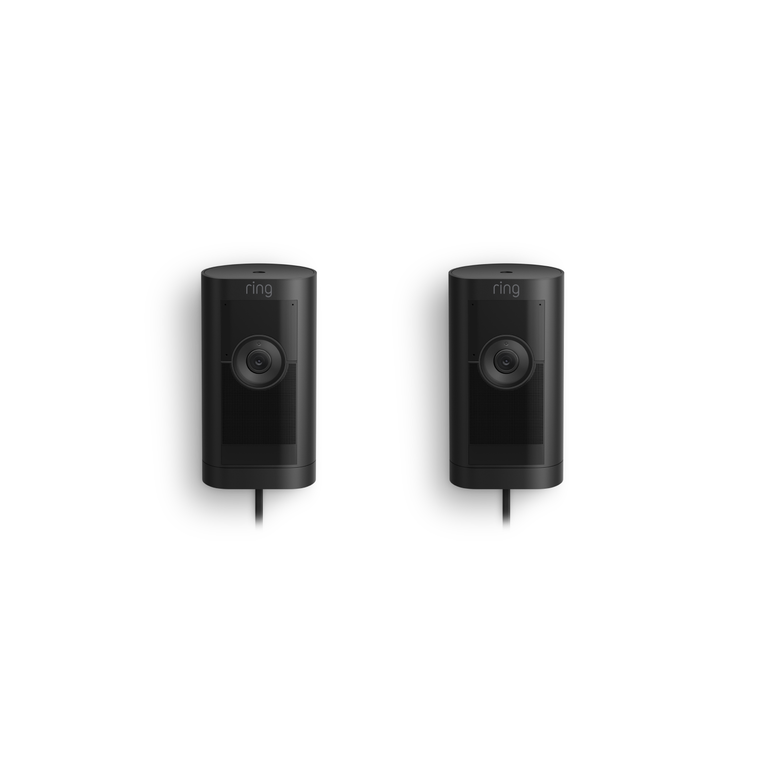 2-Pack Outdoor Camera Pro Plug-in (Stick Up Cam Pro) - Black