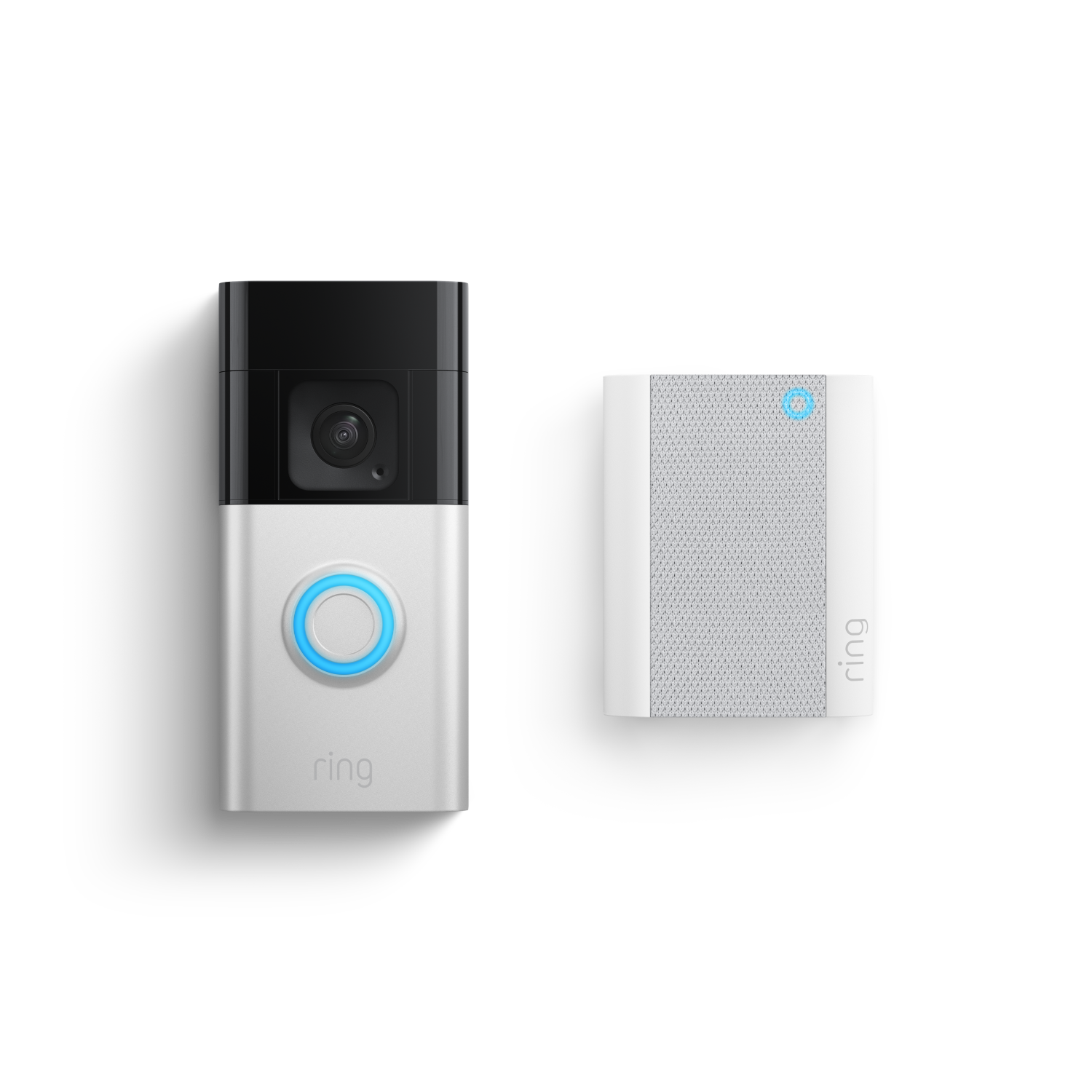 Akku-Videotürklingel Plus mit Chime (Battery Video Doorbell Plus + Chime) - Nickel matt