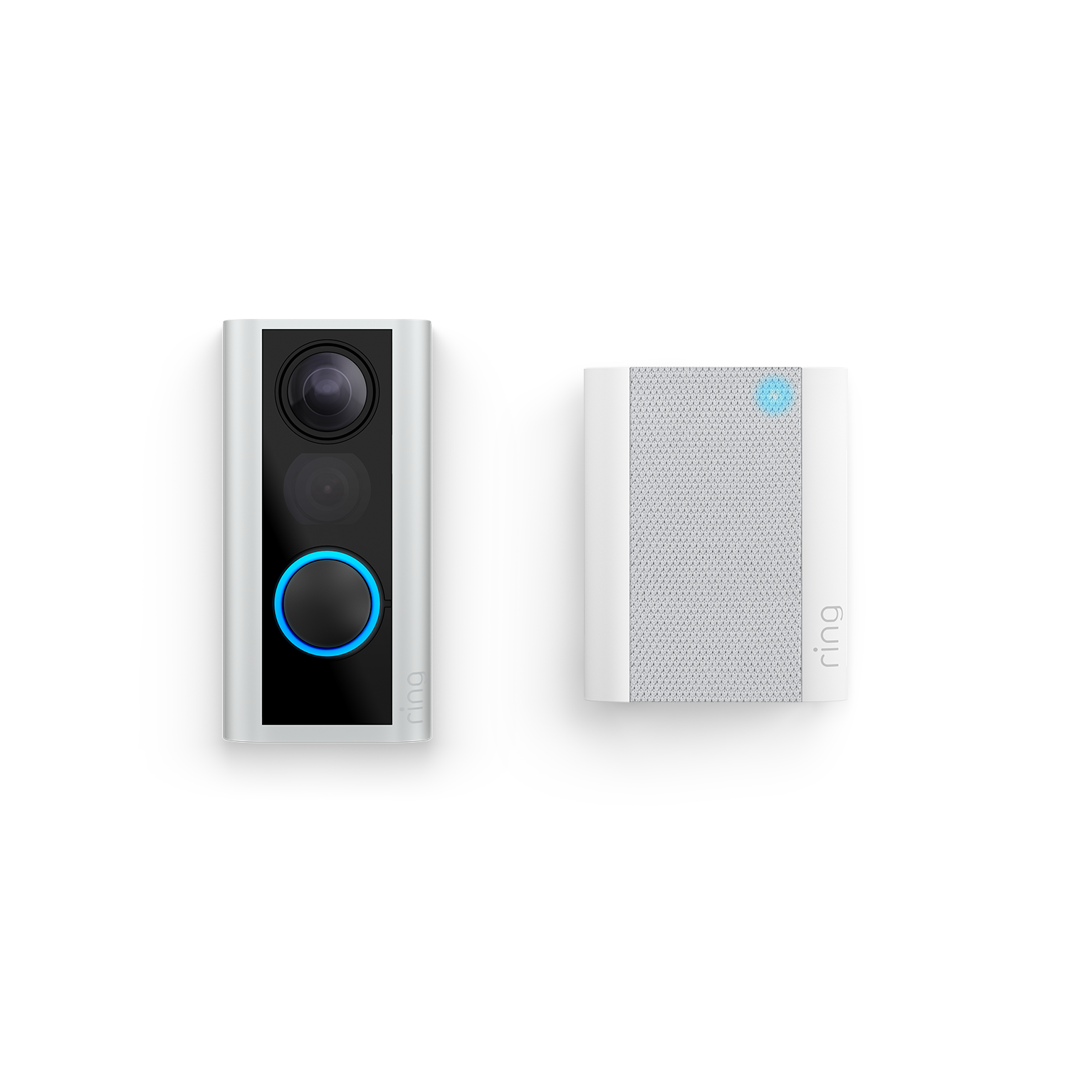 Ring Video-Türspion 54-75mm mit Chime (Door View Cam + Chime (2. Gen.)) - Nickel matt