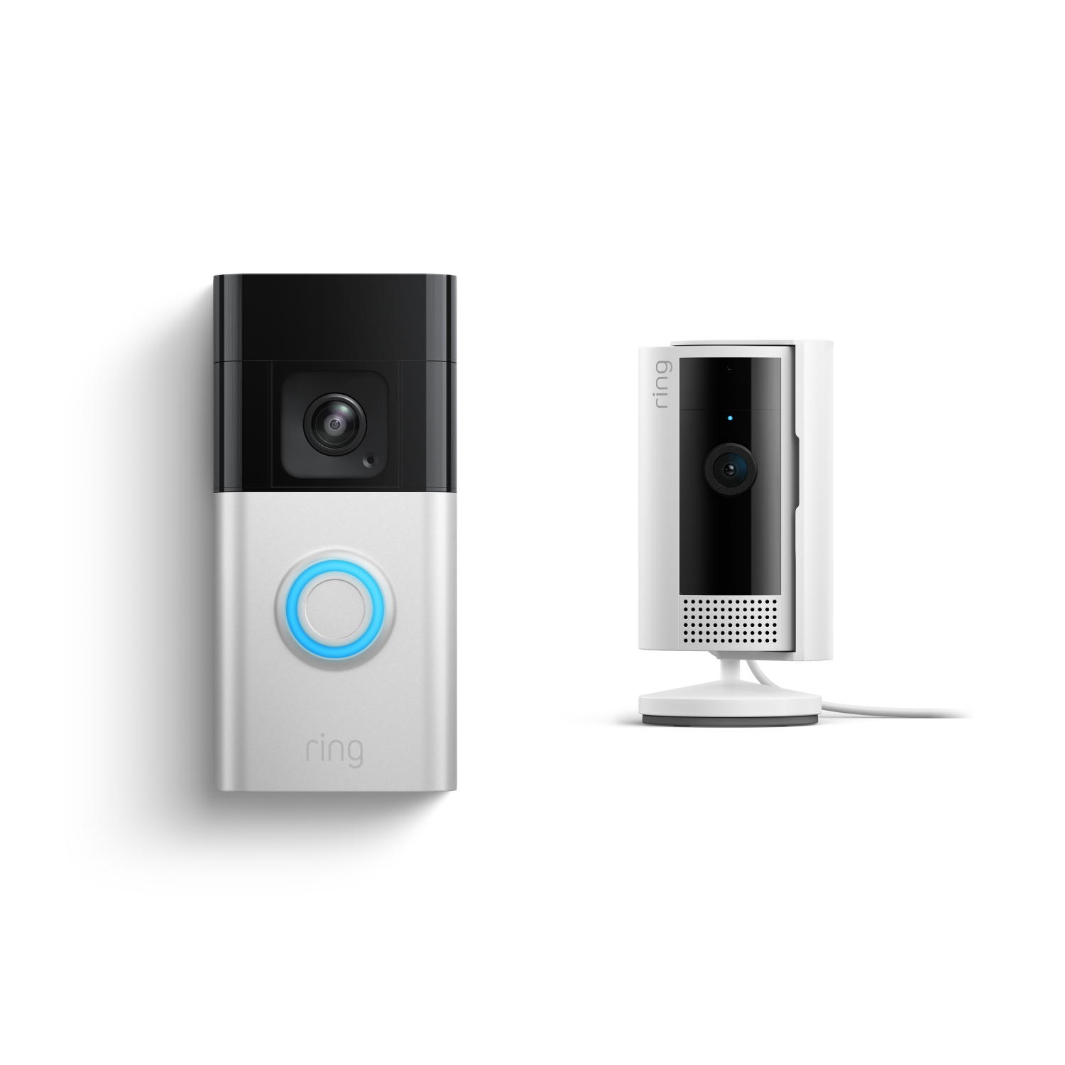 Akku-Videotürklingel Pro + Innenkamera 2. Gen. (Battery Video Doorbell Pro + Indoor Camera 2. Gen.) - Nickel matt