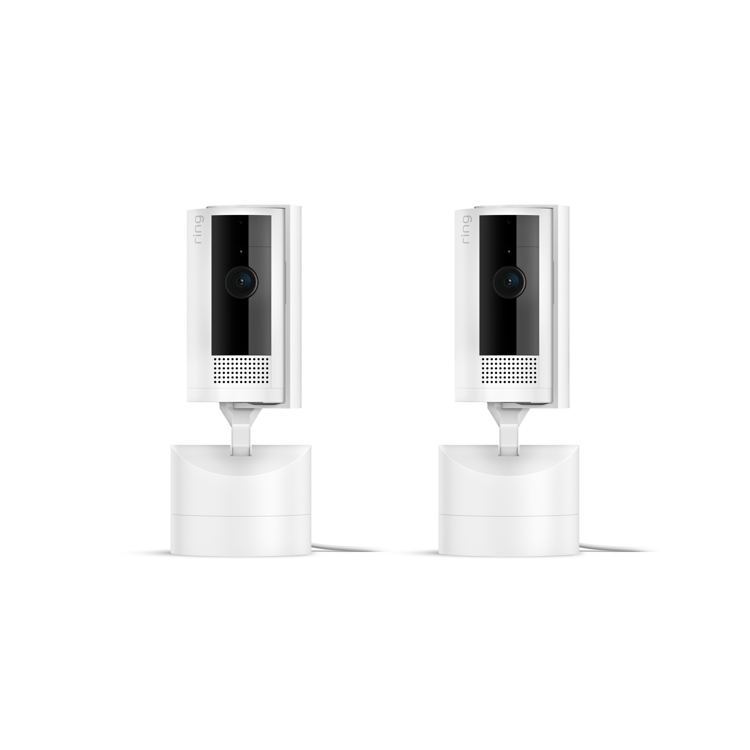 2-Pack Pan-Tilt Indoor Camera - White