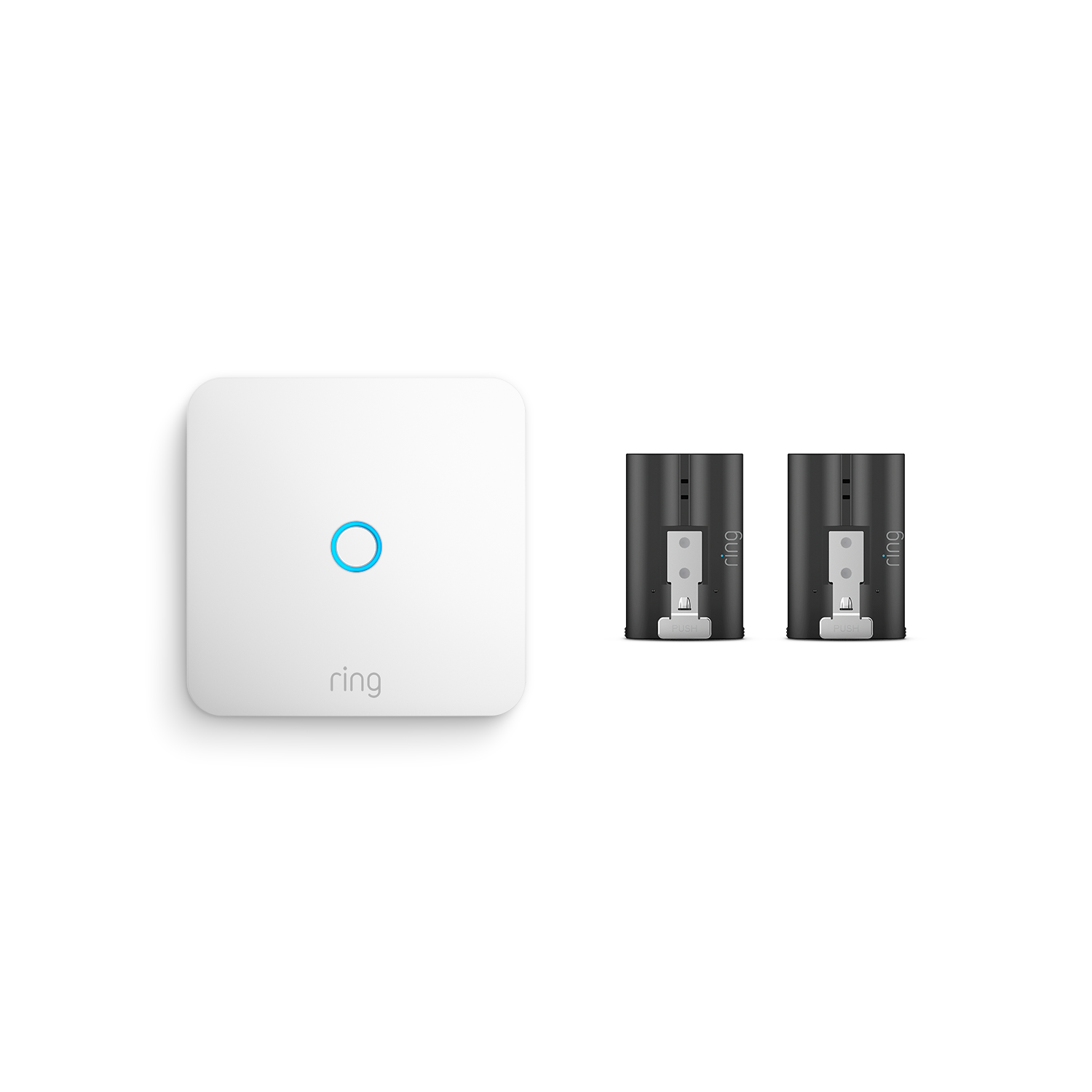 Ring Intercom + Quick Release Battery Pack - White