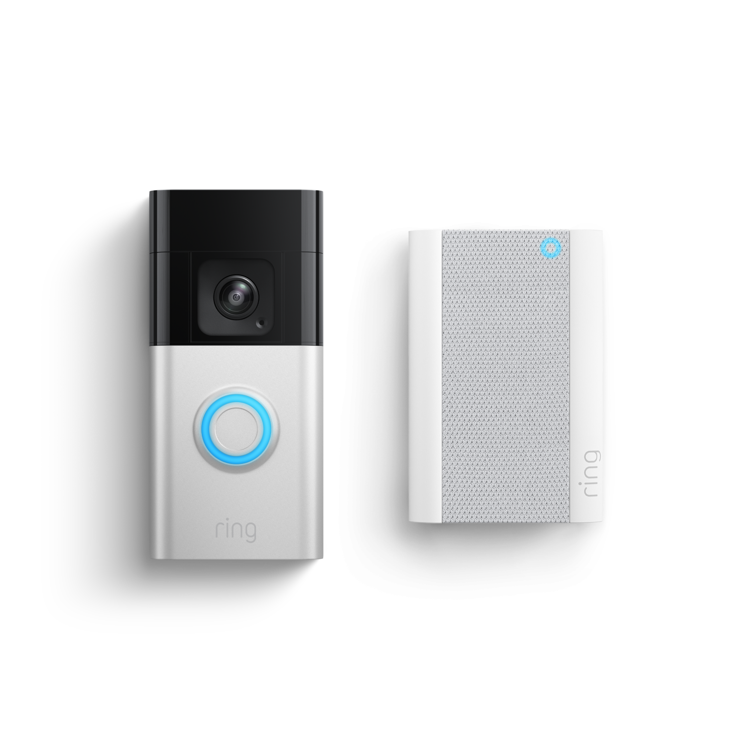Videocitofono Pro a batteria + Chime Pro (Battery Video Doorbell Pro + Chime Pro) - Nickel satinato