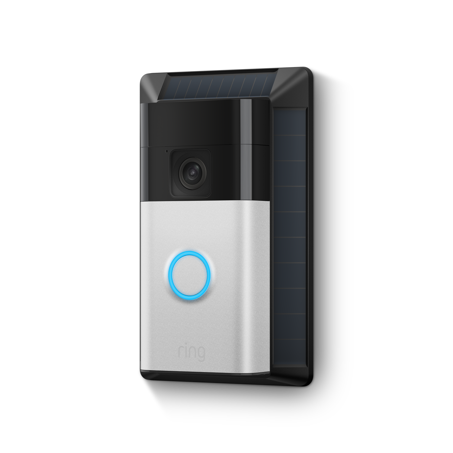 Solarladegerät (Akku-Videotürklingel) - Schwarz