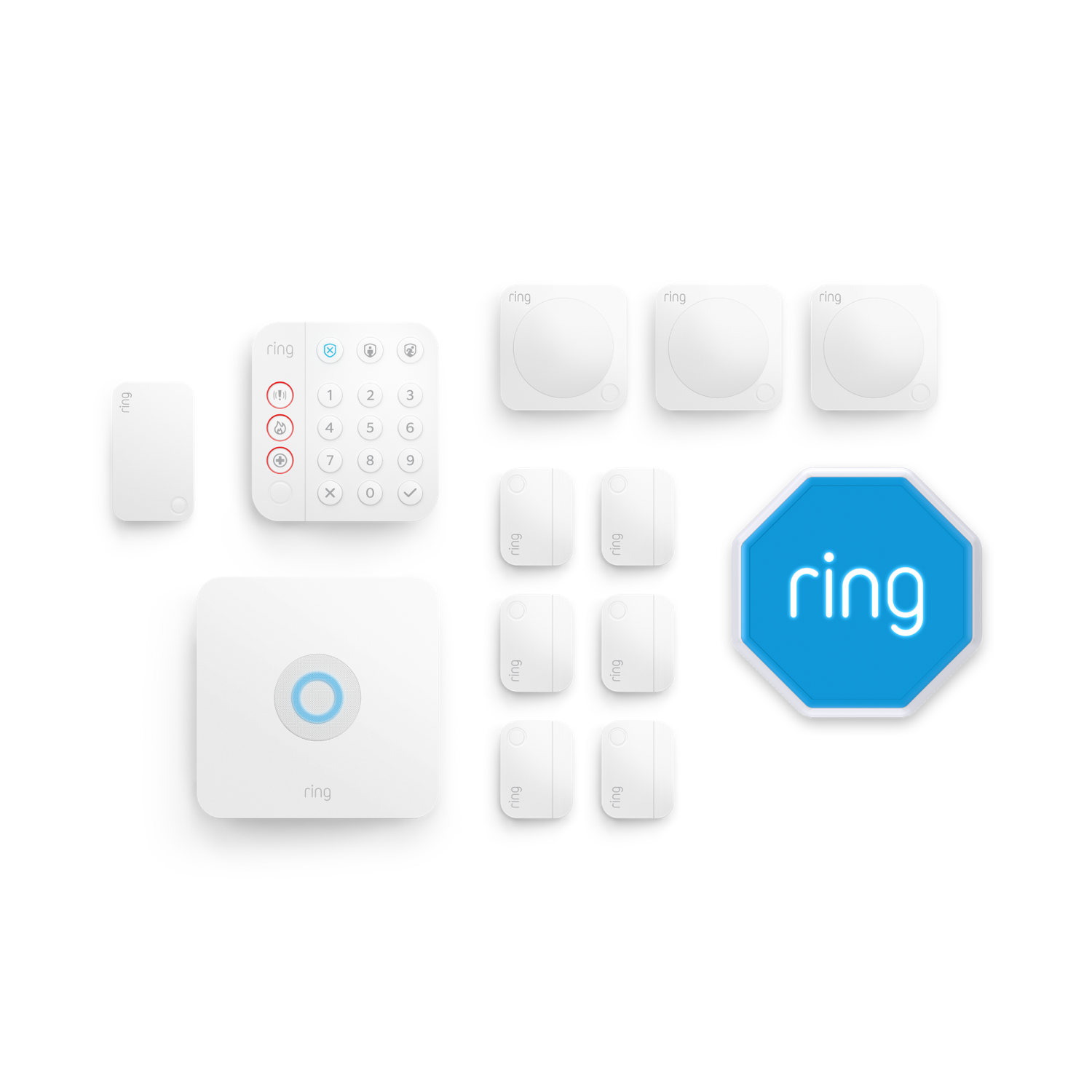 Kit Ring Alarm - XL (sirène incluse) - Blanc