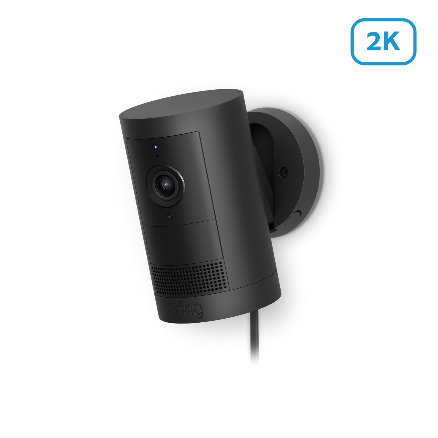 Outdoor Camera Plus Plug-in (Featuring 2K Video with Ring Vision) - Black