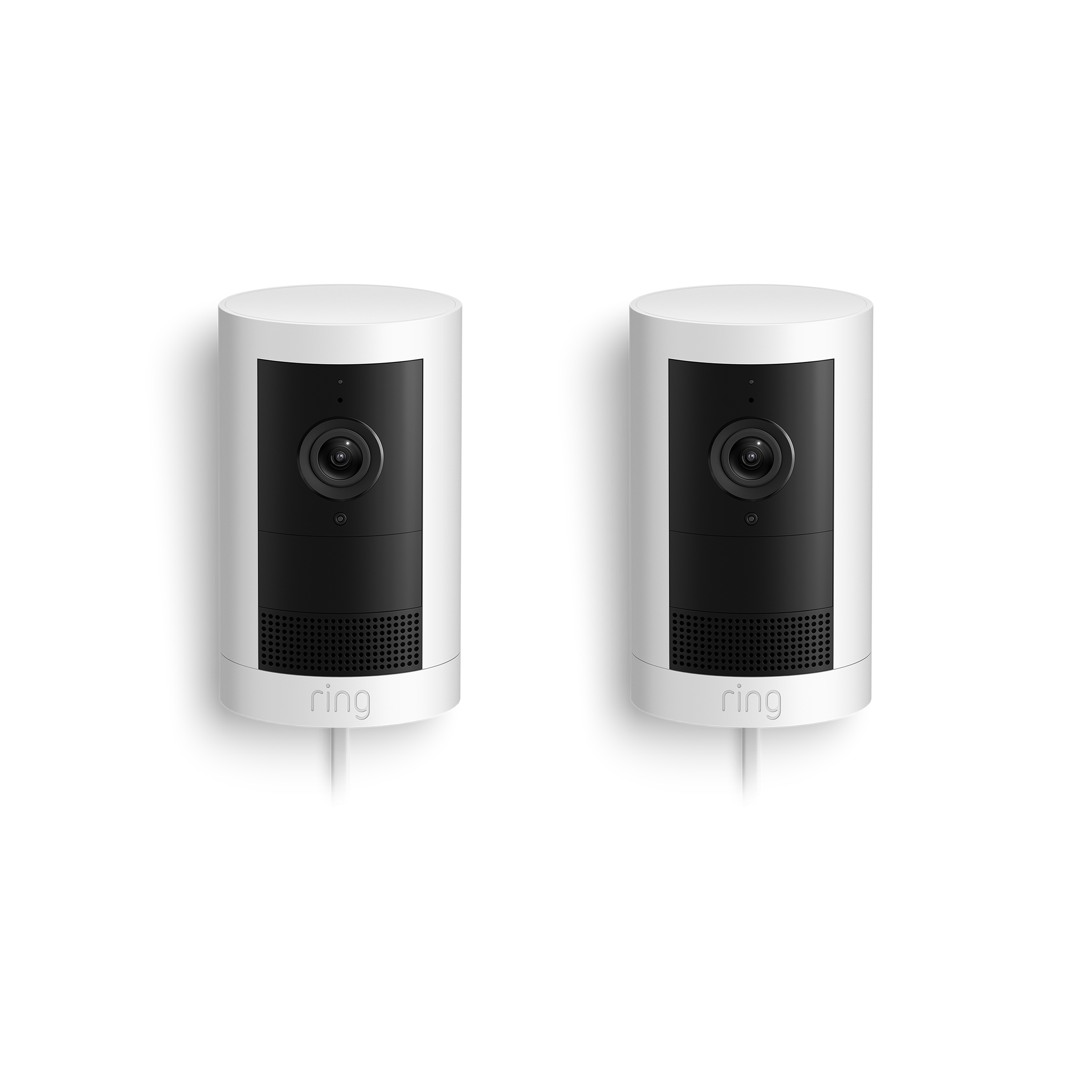 2-Pack Buitencamera Plus met stekkeradapter (Outdoor Camera Plus) - Wit