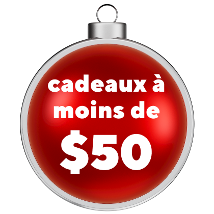 Magasinez Cadeaux à moins de 50 $