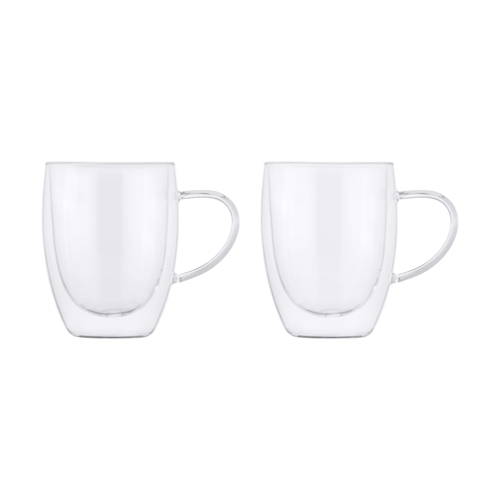 GRATUIT Maxwell & Williams - Tasse en verre à double paroi de 350 ml Blend - Ensemble de 2