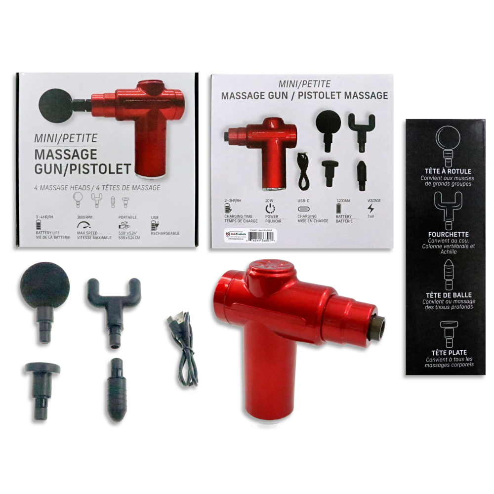 GRATUIT Link Products - Mini pistolet de massage