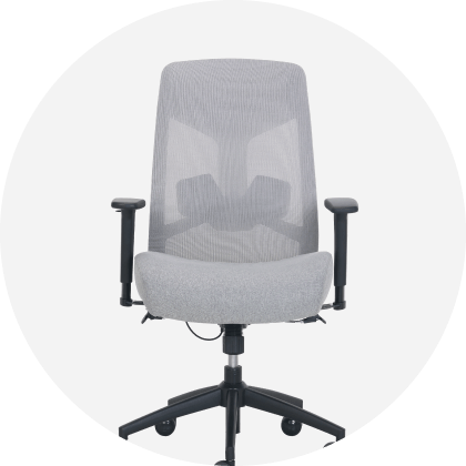 Chairs with Mesh Upholstery