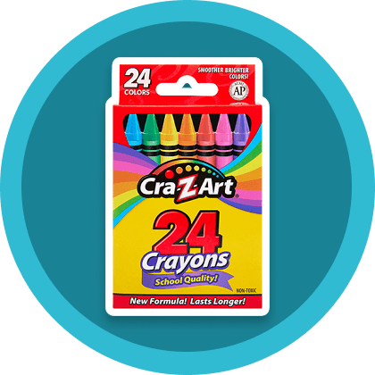 Crayons, Coloured Pencils and Markers