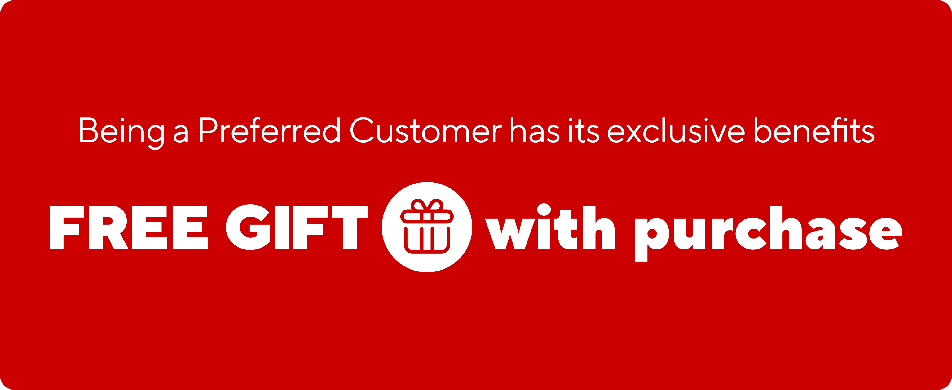 Gift with Purchase Centre