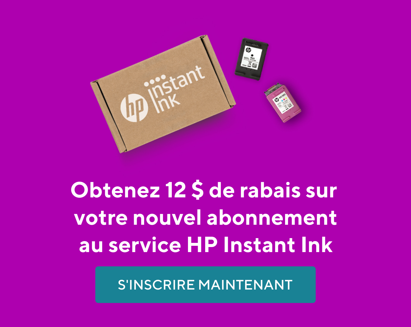 HP Instant Ink - $12 Off Subscription FR