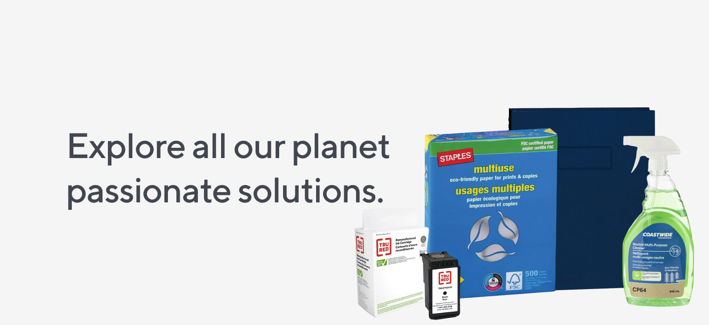Easy on the Planet: sustainability at Staples 