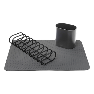 FREE Cuisipro Dish Rack Set - Charcoal Grey - Set of 3