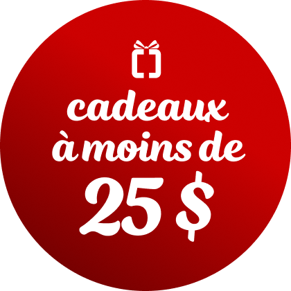 Magasinez Cadeaux à moins de 25 $