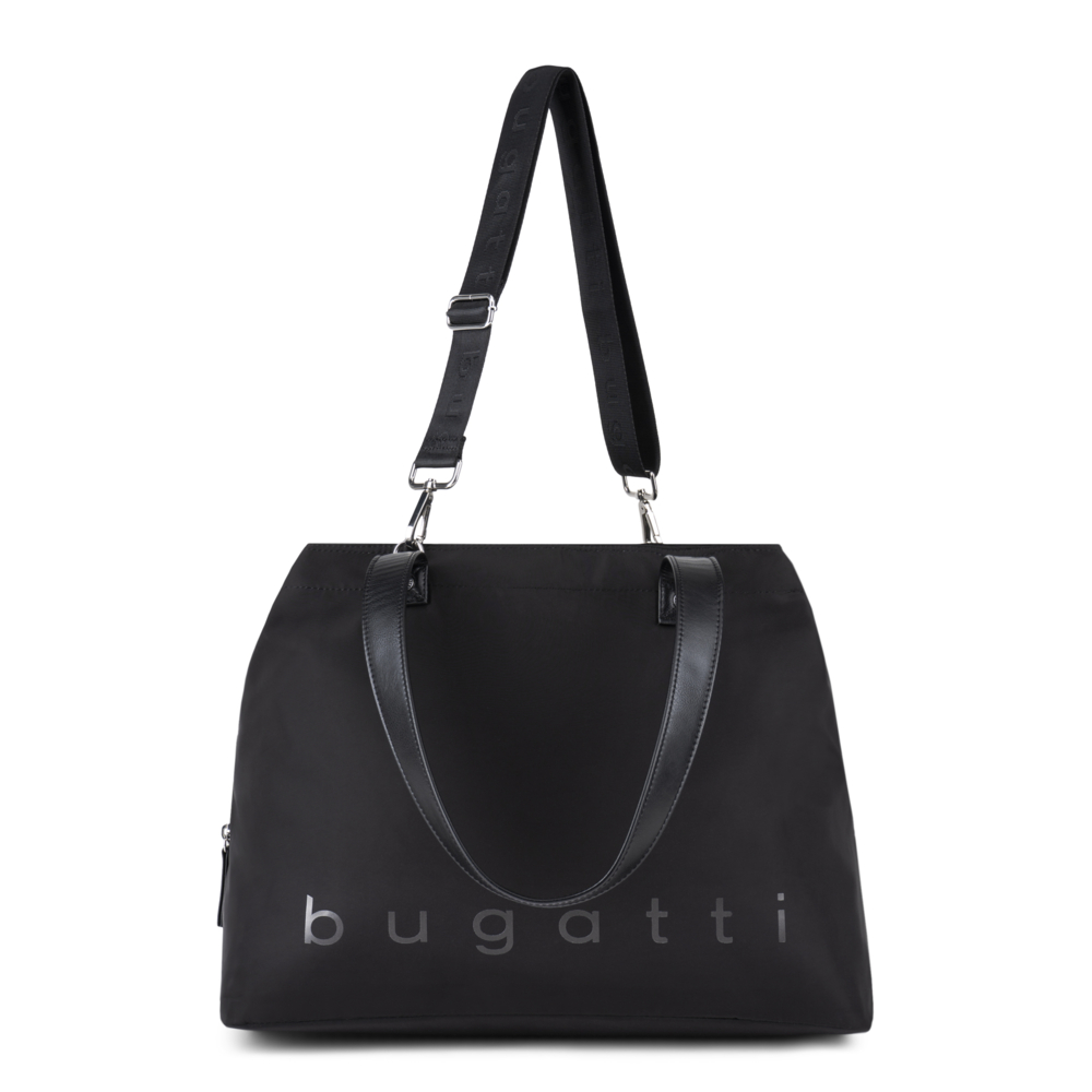 FREE Bugatti Brookside Collection Tote Bag with Removable Wristlet Pouch - Black
