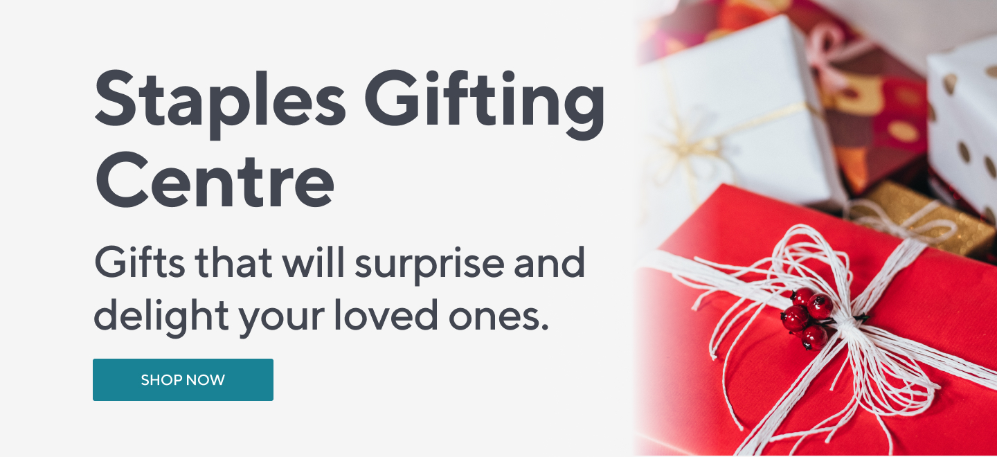 Staples Gifting Centre - Gifts that will surprise and delight your loved ones.