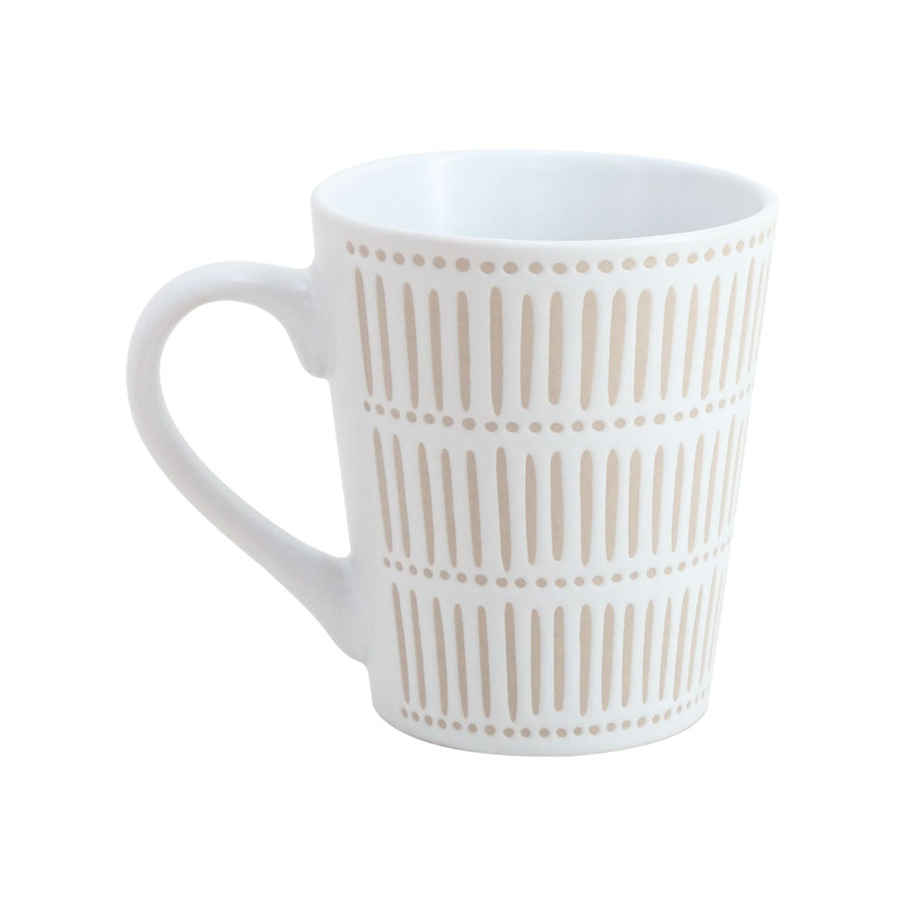 GRATUIT Splash - Tasses à café - blanc/beige, 360 ml, Lot de 2