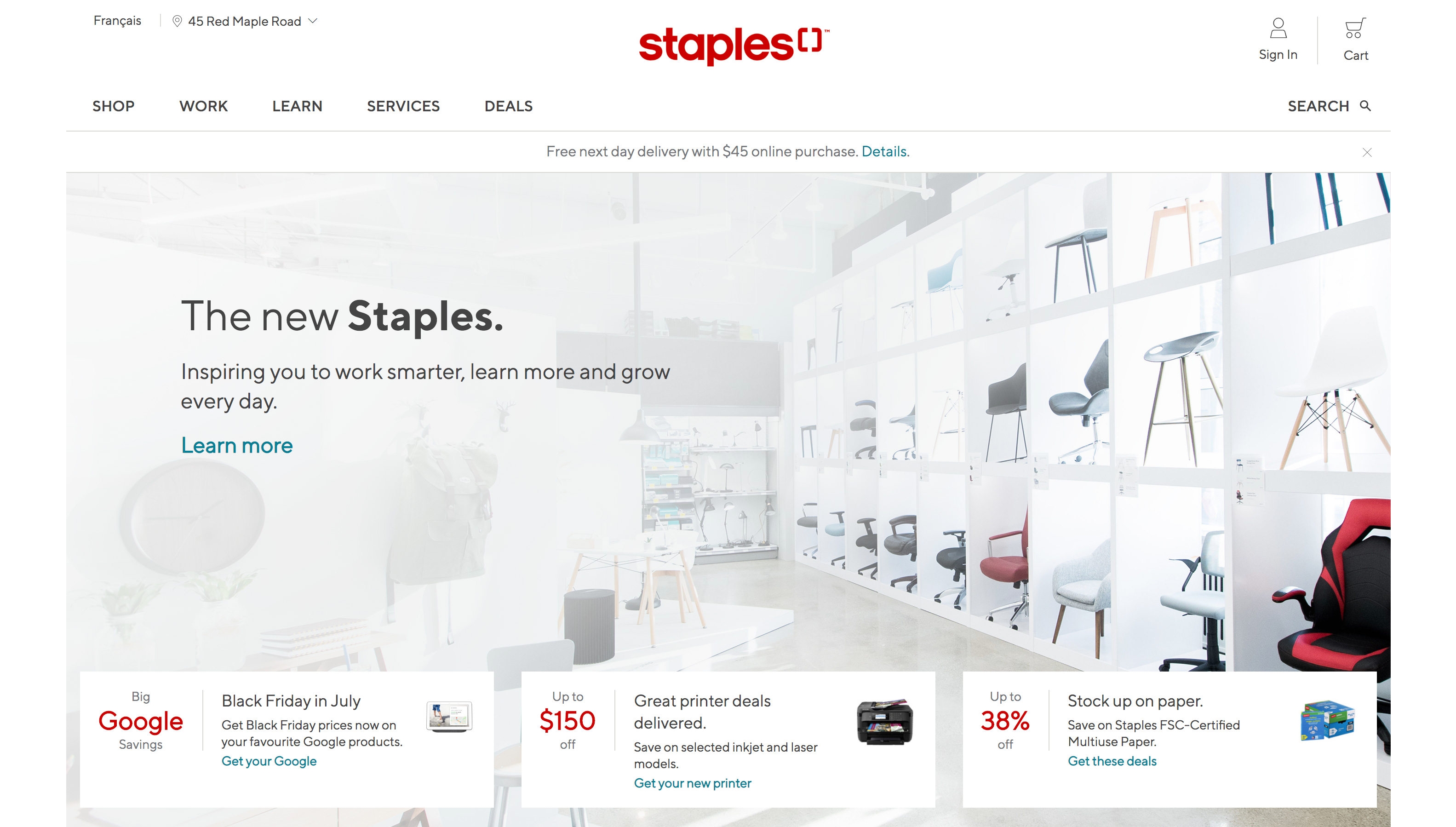 Staples Canada launches a new eCommerce experience on Shopify Plus