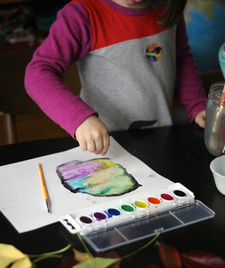 Using-Salt-with-your-Watercolor-Paintings