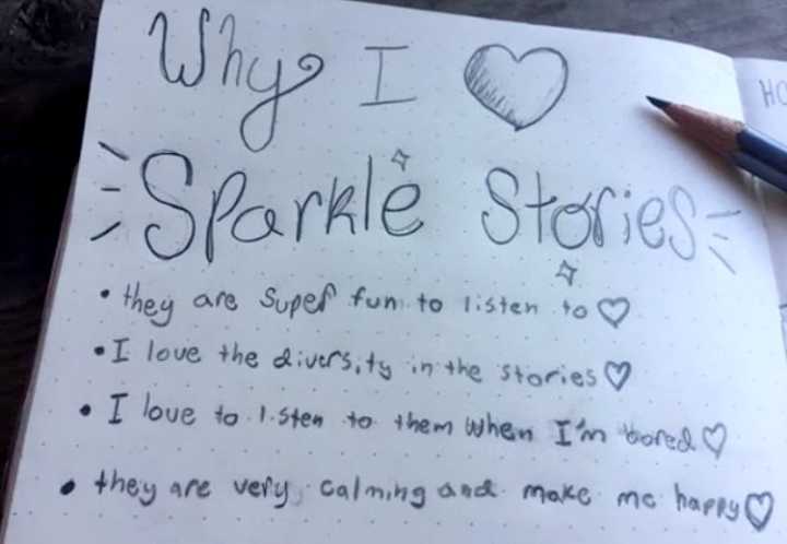 Friday's Kind Words: Why I Love Sparkle Stories