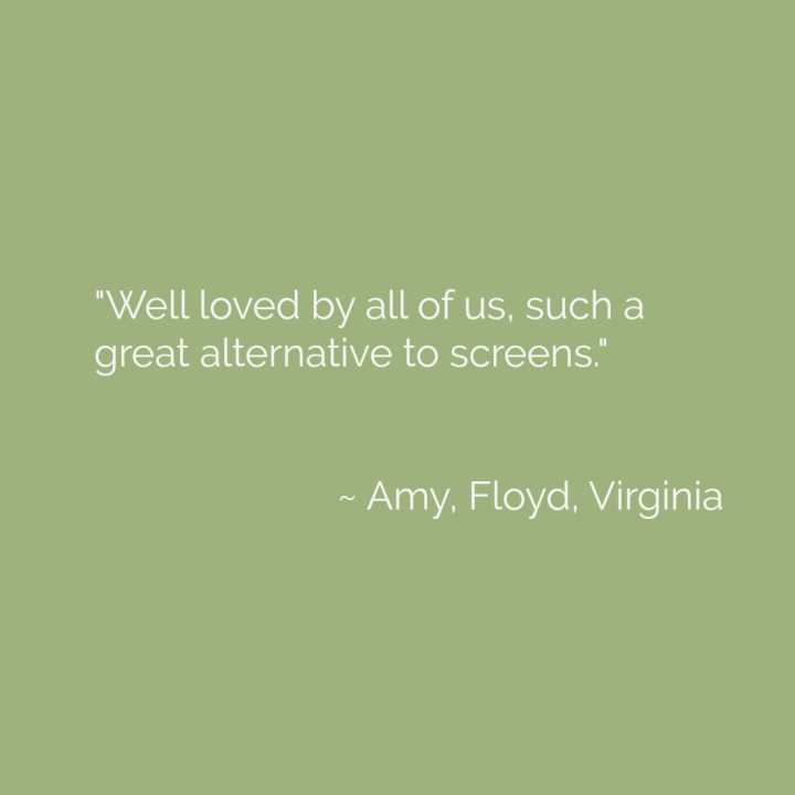 Friday's Kind Words: A Great Alternative to Screens