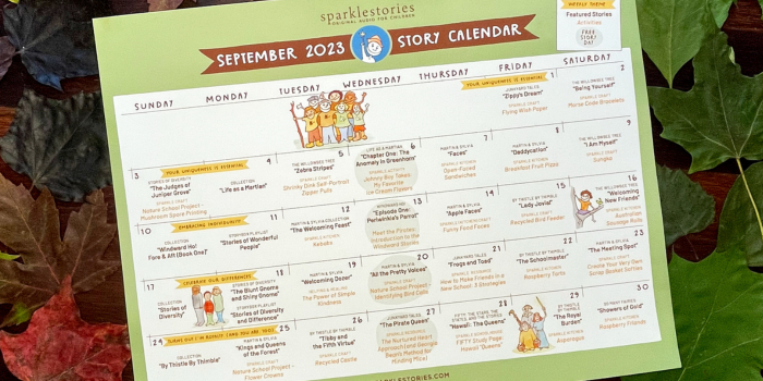 The September Audio Story Calendar