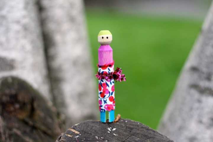 Sparkle Craft: Dress-up Peg Dolls