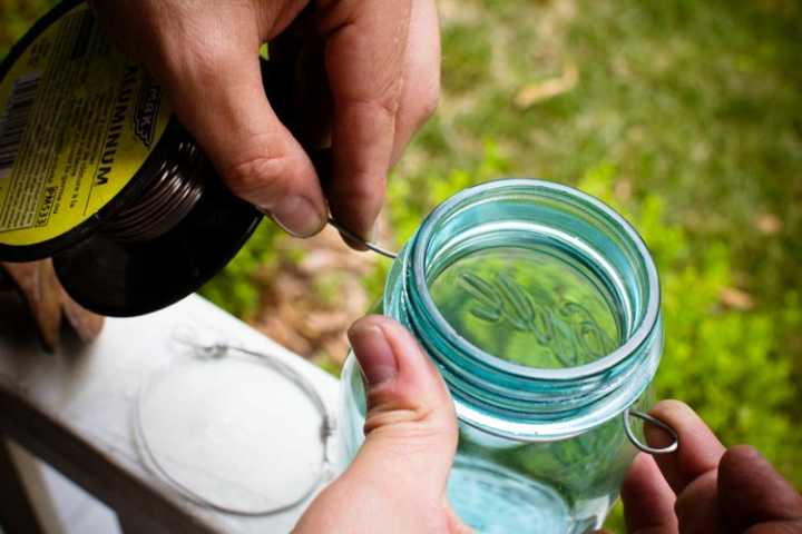 5 (wrap wire around jar to measure where to put other loop)