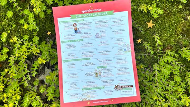 July 2025 Story Calendar 