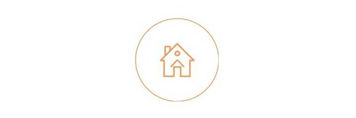 House Icon with border for blog