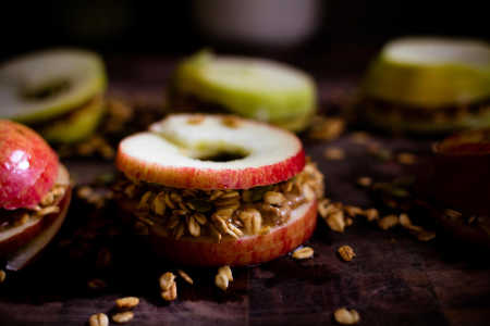 Sparkle Kitchen: Apple Sandwich Stackers
