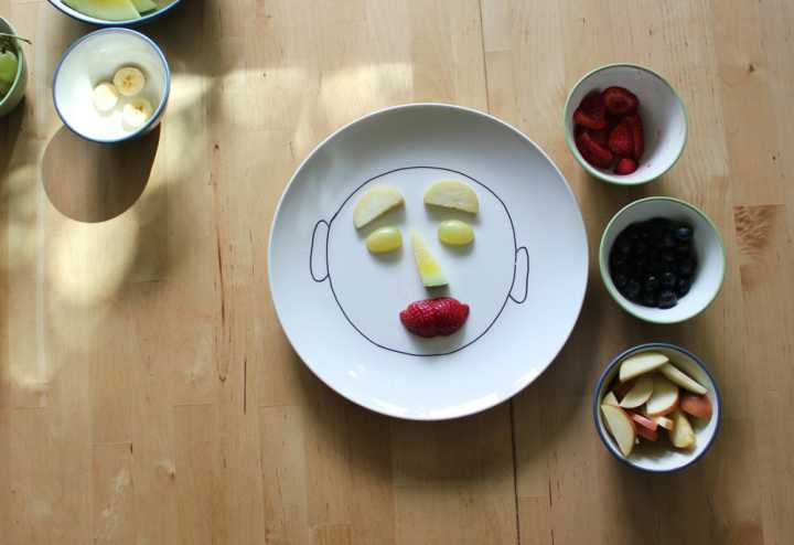 funny food faces