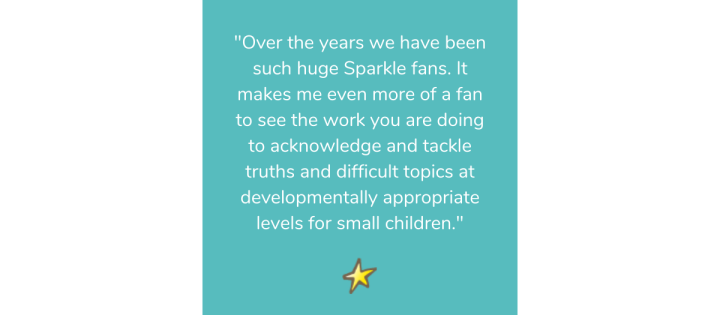 Friday Kind Words: Such Huge Sparkle Fans