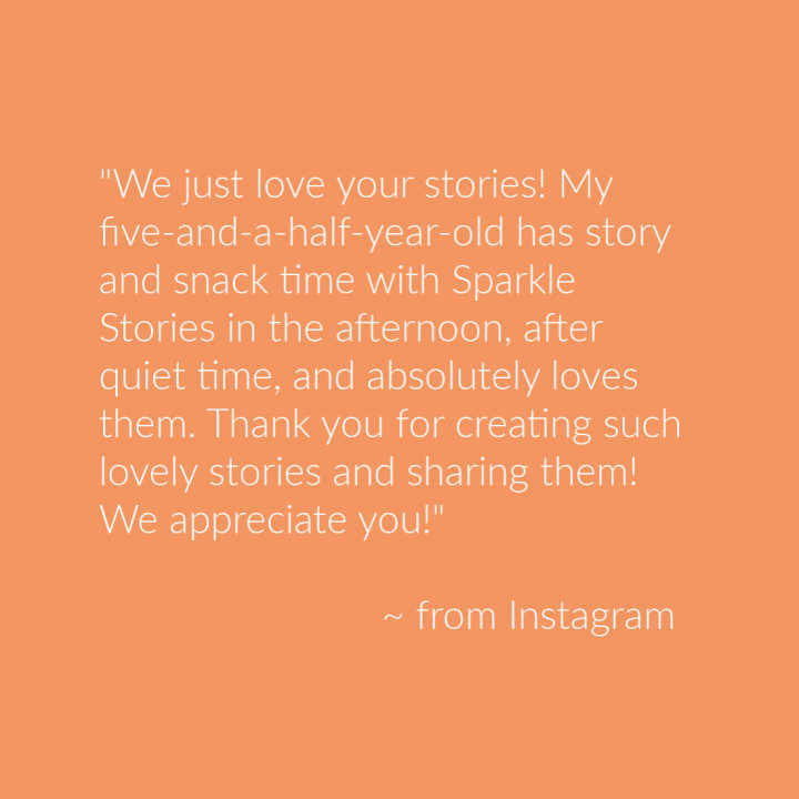 Friday's Kind Words: Story and Snack Time with Sparkle Stories