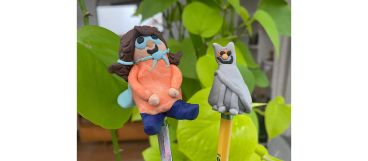DIY Polymer Clay Pencil Toppers for Kids: Sculpt Sparkly Characters!