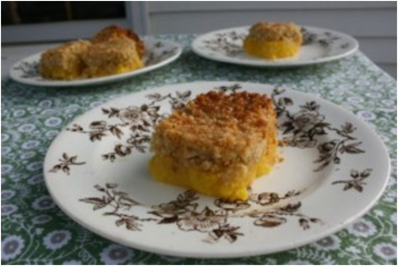 Sparkle Kitchen: Upside Down Lemon Bars!  (Gluten-Free!)