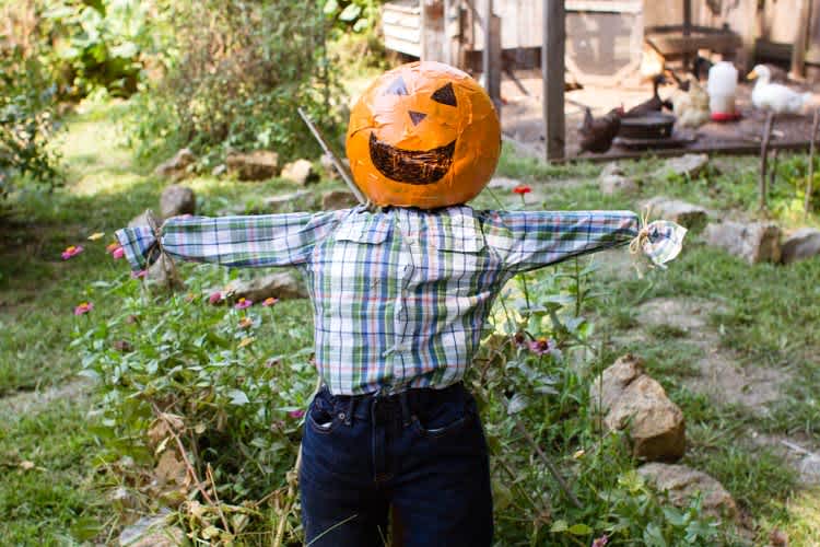 Sparkle Craft Recycled Paper Mache Scarecrow — Sparkle Stories