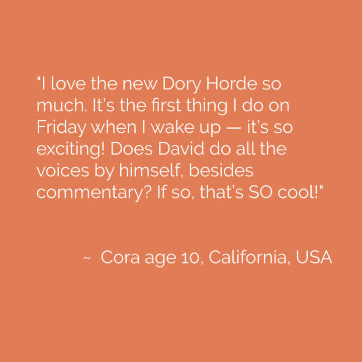 Friday's Kind Words: Dory Horde