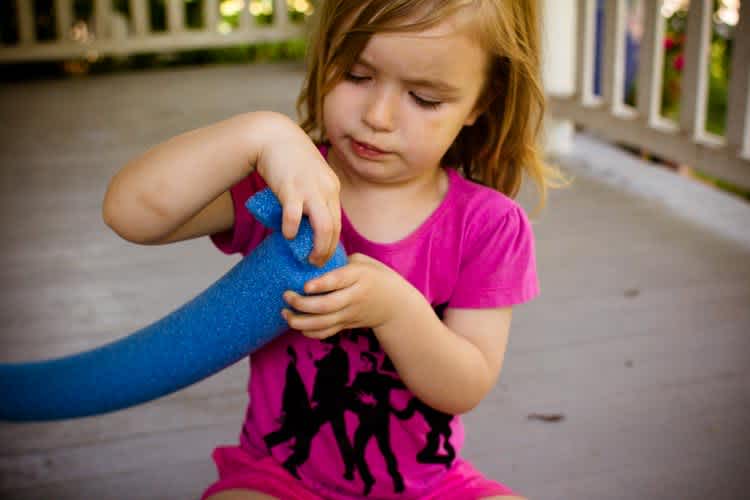 Create a Pool Noodle Sprinkler — Sparkle Stories