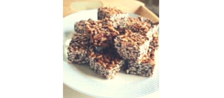 Sparkle Kitchen: Crispy Nut Butter Bars