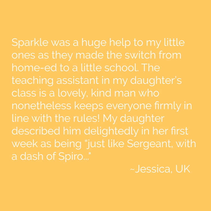 Friday's Kind Words: "Sparkle-speak"