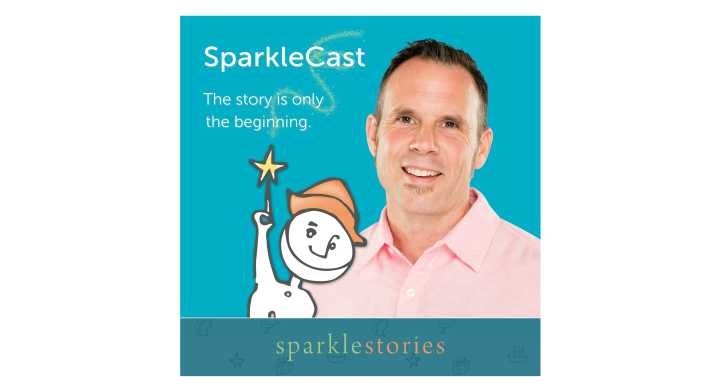 SparkleCast graphic for Blog centered