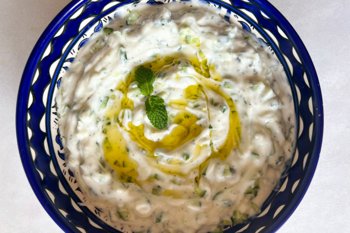 Sparkle Kitchen: Cucumber Yogurt Salad (Khyar Bi Laban)