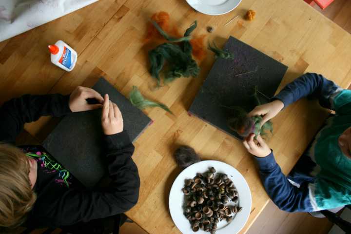 Felted Acorns 4