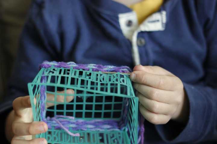 Weaving-In-Progress-on-Berry-Basket