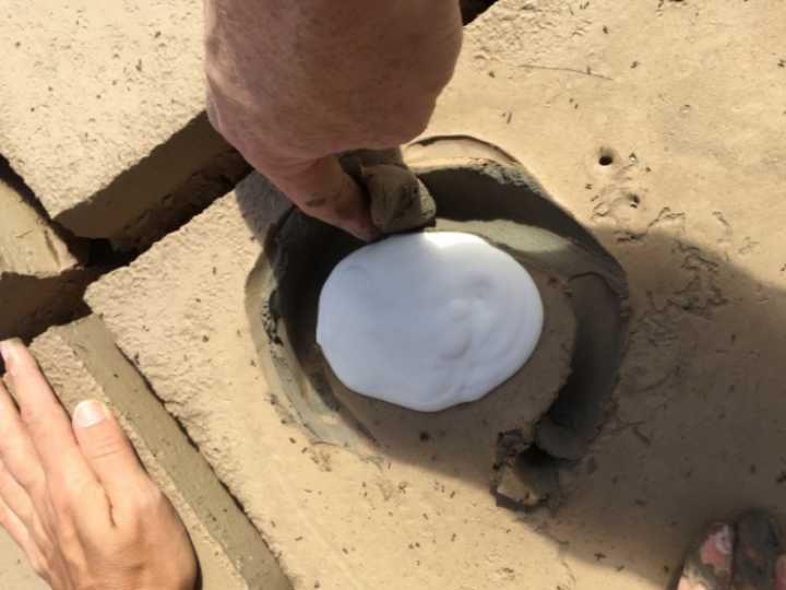 plaster casting 5 | www.sparklestories.com| martin & sylvia's nature school