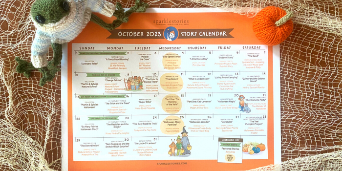 The October Audio Story Calendar